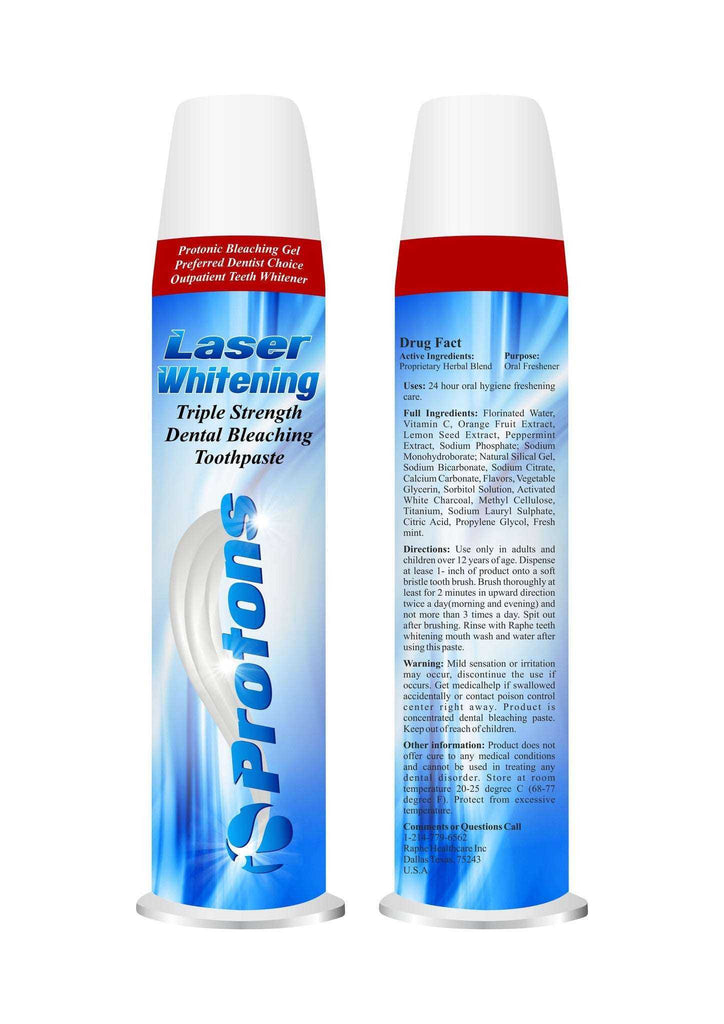 Laser Whitening Toothpaste professional dental bleaching gel with activated charcoal for deep cleansing and whitening