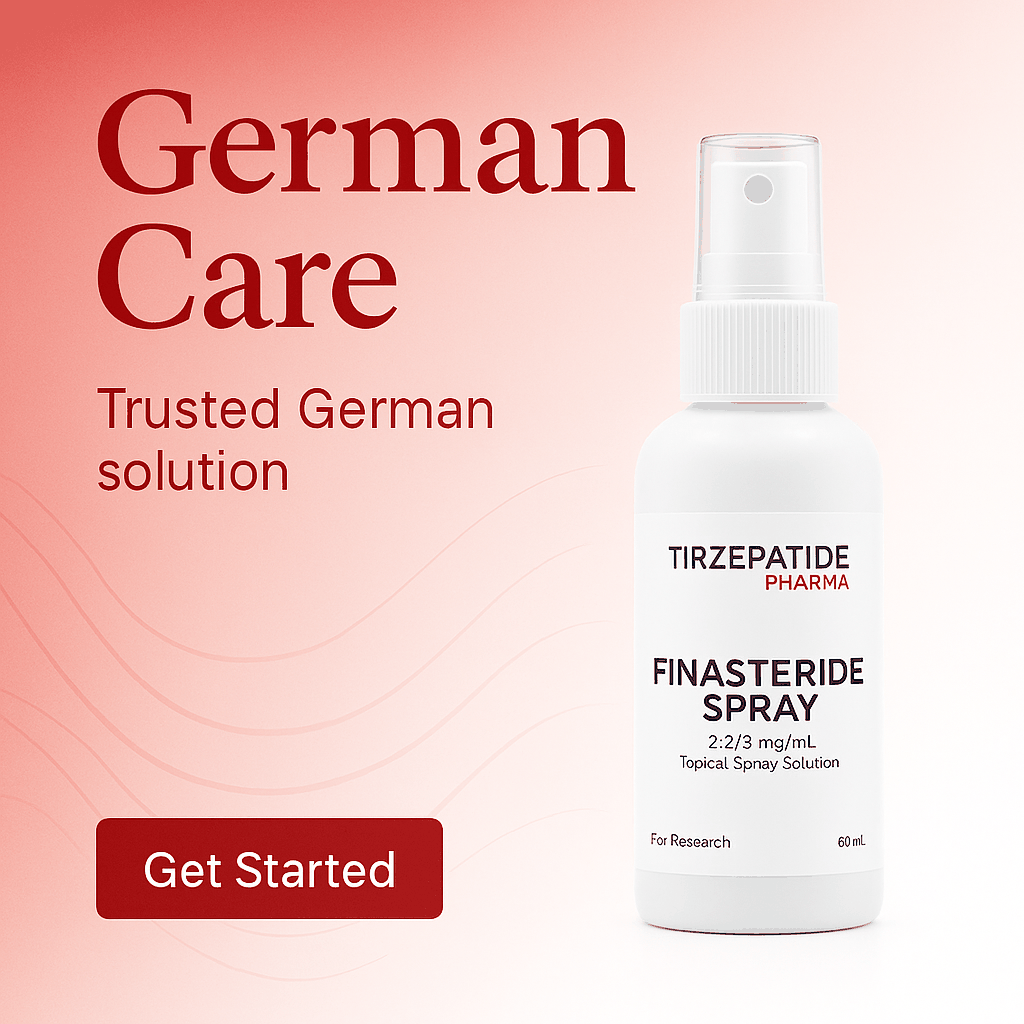 German hair loss treatment Finasteride 2.27% spray 60ml hair growth booster serum