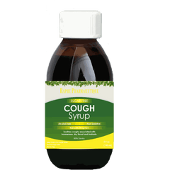 Herbal cold-flu medicine cough syrup for sinus and lungs clear, 150ml, sugar-free and natural ingredients
