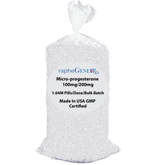 Bulk micro-progesterone white pills for estradiol spironolactone oral drug delivery wholesale batch