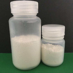 BPC-157 Alginate white powder in clear plastic bottles for tissue healing research