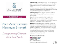 Acne Gel Glabrasalicylic Acid deep acne cleanser with retinol maximum strength professional bulk cleanser and serum