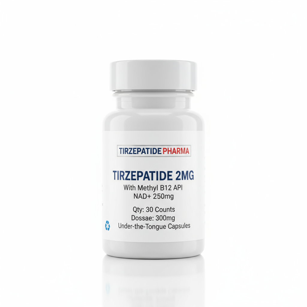 Tirzepatide  2mg with  Methyl B12 1000mcg Bulk Capsules