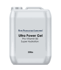 25lbs container of Ultra Power Pro-Vitamin B5 Super Hydration Gel for skin repair and moisture boost
