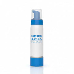 Minoxidil 5% foam aerosol for hair loss prevention and hair volume improvement