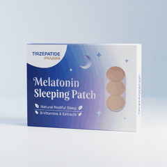 Transdermal sleep patches with melatonin for natural restful sleep and sustained 8-hour release