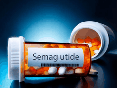 White label oral GLP-1 peptides Semaglutide capsules in prescription bottle