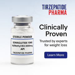 Semaglutide 15mg with B12 sterile powder vial for weight loss by Tirzepatide Pharma