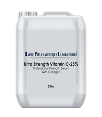 Ultra Strength Vitamin C 25% professional serum 25lbs container for collagen boosting and skin rejuvenation