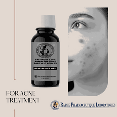 Tretinoin 0.05% acne relief gel with adapalene and salicylic acid for effective acne treatment