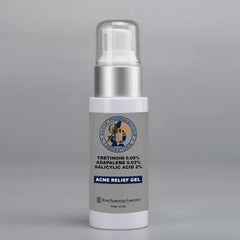 Tretinoin 0.05% adapalene 0.03% salicylic acid 2% acne relief gel pump bottle