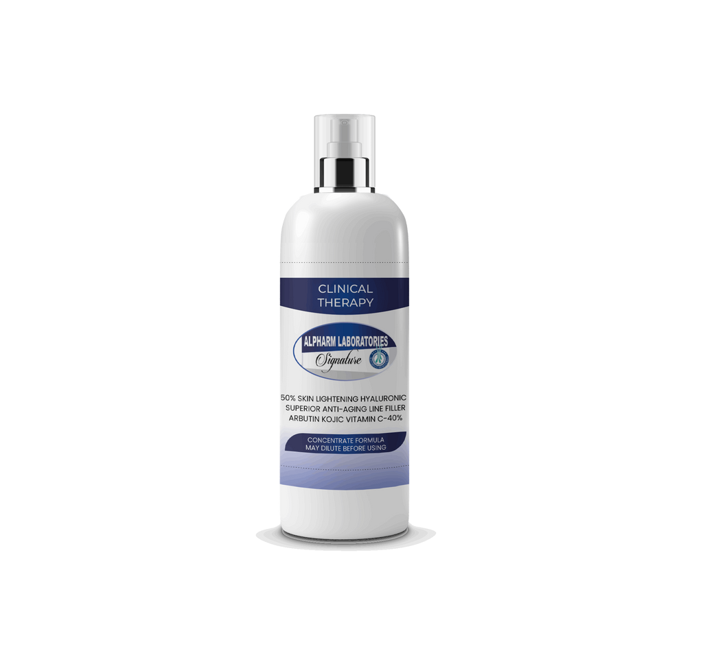 Hyaluronic Acid Face and Neck 50% Skin Lightening Serum Concentrate 16oz
