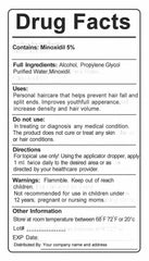 Hair Restore Solution with Minoxidil 5% for hair fall prevention and volume boost