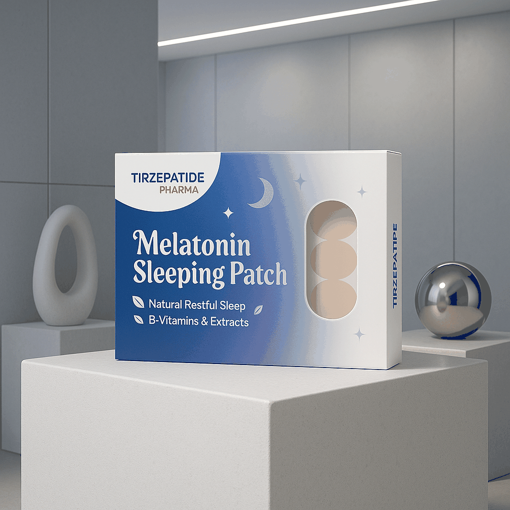 Transdermal sleep patches with melatonin for natural restful sleep and 8-hour sustained release of sleep aid ingredients
