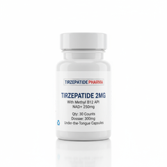 Tirzepatide 2mg Captides with Methyl B12 1000mcg API 2-Packs