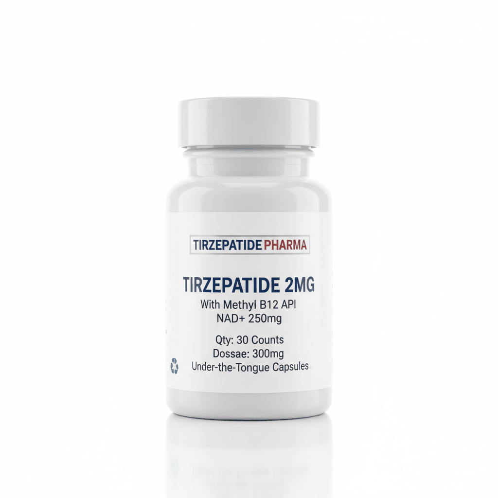 Tirzepatide 2mg Captides with Methyl B12 1000mcg API 2-Packs
