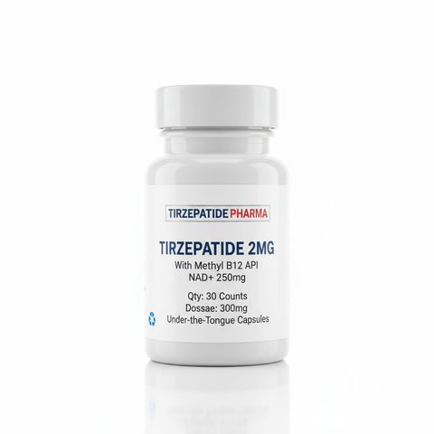 Tirzepatide  2mg with  Methyl B12 1000mcg Bulk Capsules