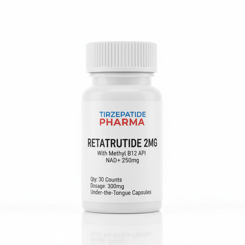 Retatrutide 2mg With Methyl B12 API 2-Pack Captides Wholesale