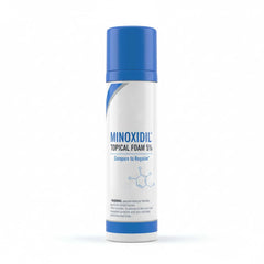 Minoxidil 5% topical foam aerosol for hair loss prevention and volume boost