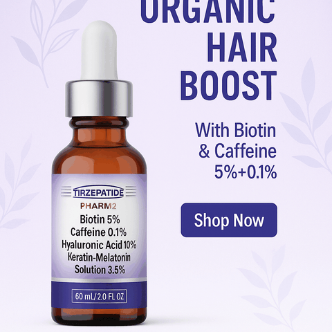 Natural Pathway formulary Biotin Caffeine Hyaluronic Acid Keratin-Melatonin Serum 24-Pack