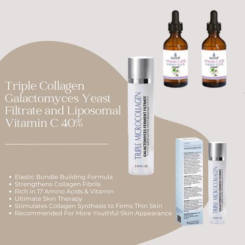 Micro-Triple Collagen Emulsion Liposomal Vitamin C 40% 250 Packs