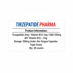 Tirzepatide 2mg Captides with Methyl B12 1000mcg API 2-Packs