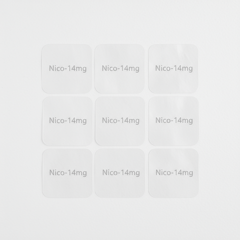 14 mg Smoking Cessation White Label Transdermal Patches 50,000 Cts compared to NicoDerm CQ
