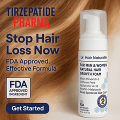 Trichogenoxil Overnight Hair Treatment foam for women, FDA-approved organic hair loss solution with minoxidil, biotin, and natural extracts.