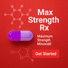 Contract manufactured minoxidil capsules for hair loss treatment, max strength oral dosage, prescription required.