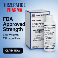 Hair Restoration Solution Finasteride Minoxidil Copper Peptide men’s topical treatment