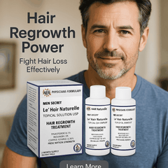 Hair Restoration Solution with Finasteride Minoxidil Copper Peptide for men fighting hair loss