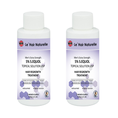 Professional Strength Minoxidil S.EQUOL Caffeine Vitamin E and Ketoconazole 5000 Unlabeled Units