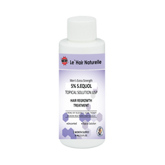 Professional Strength Minoxidil S.EQUOL Caffeine Vitamin E and Ketoconazole 5000 Unlabeled Units
