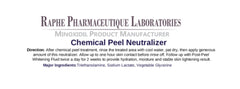 Chemical Peel Neutralizer 120ml Wholesale 48 Units